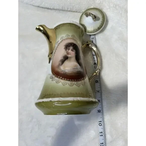 Imperial China Austria #7. Austria Lady Portrait Coffee Tea Pot